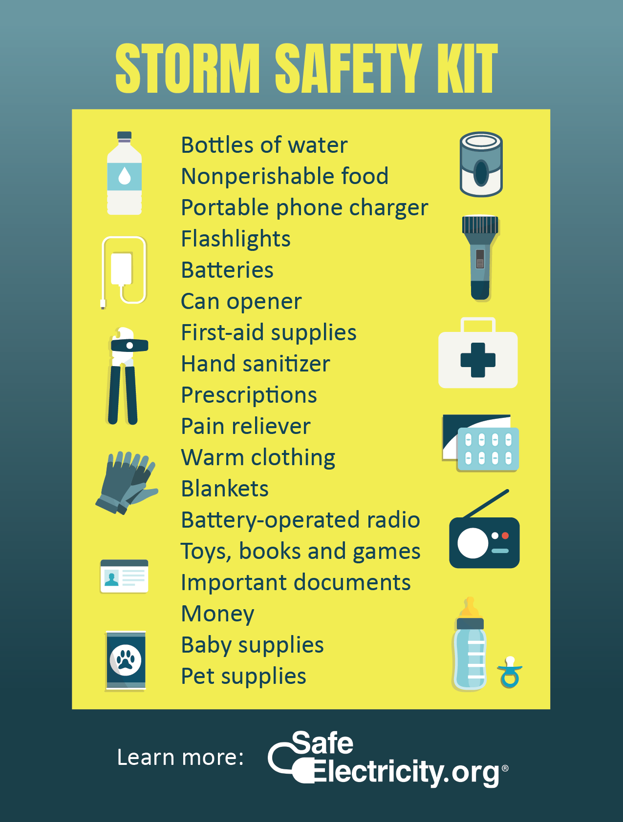 12 Must Have Items for an Emergency Power Out